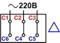 Схема подключения асинхронного электродвигателя